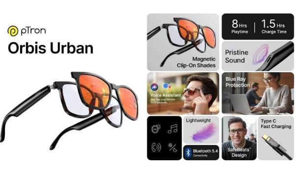 pTron Enters the Smart Eyewear Category with the Launch of Orbis Era & Orbis Urban: A Bold Step Toward the Future of Affordable Smart Glasses