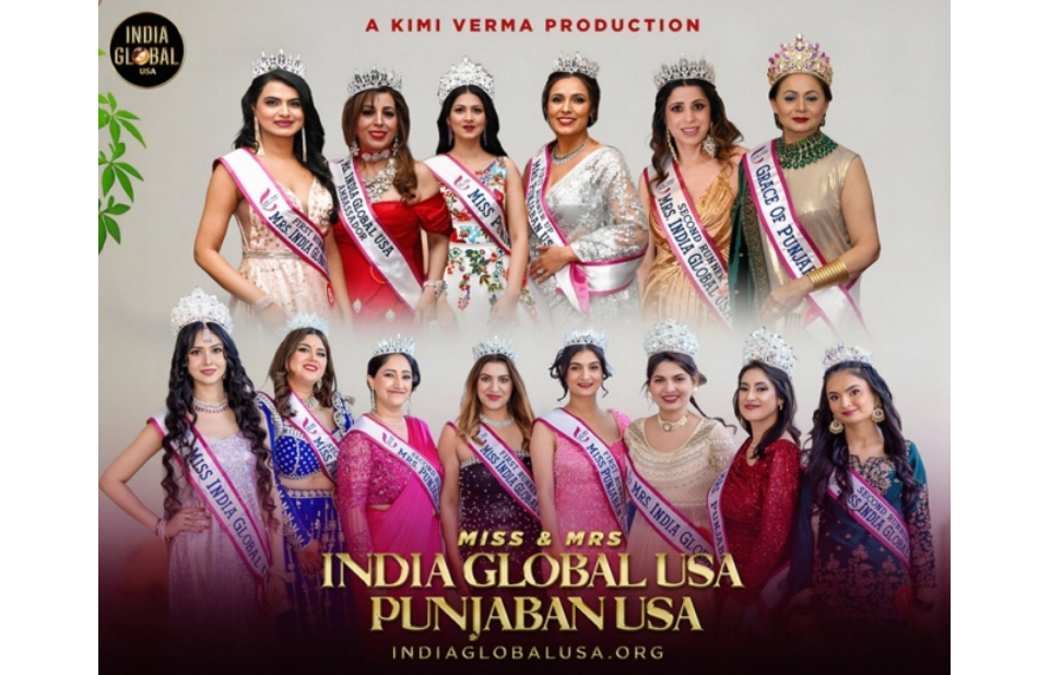 Miss & Mrs. India Global USA and Miss & Mrs. Punjaban USA Crown Winners at Los Angeles Gala