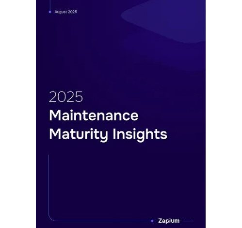 Zapium Releases 2025 Maintenance Maturity Insights